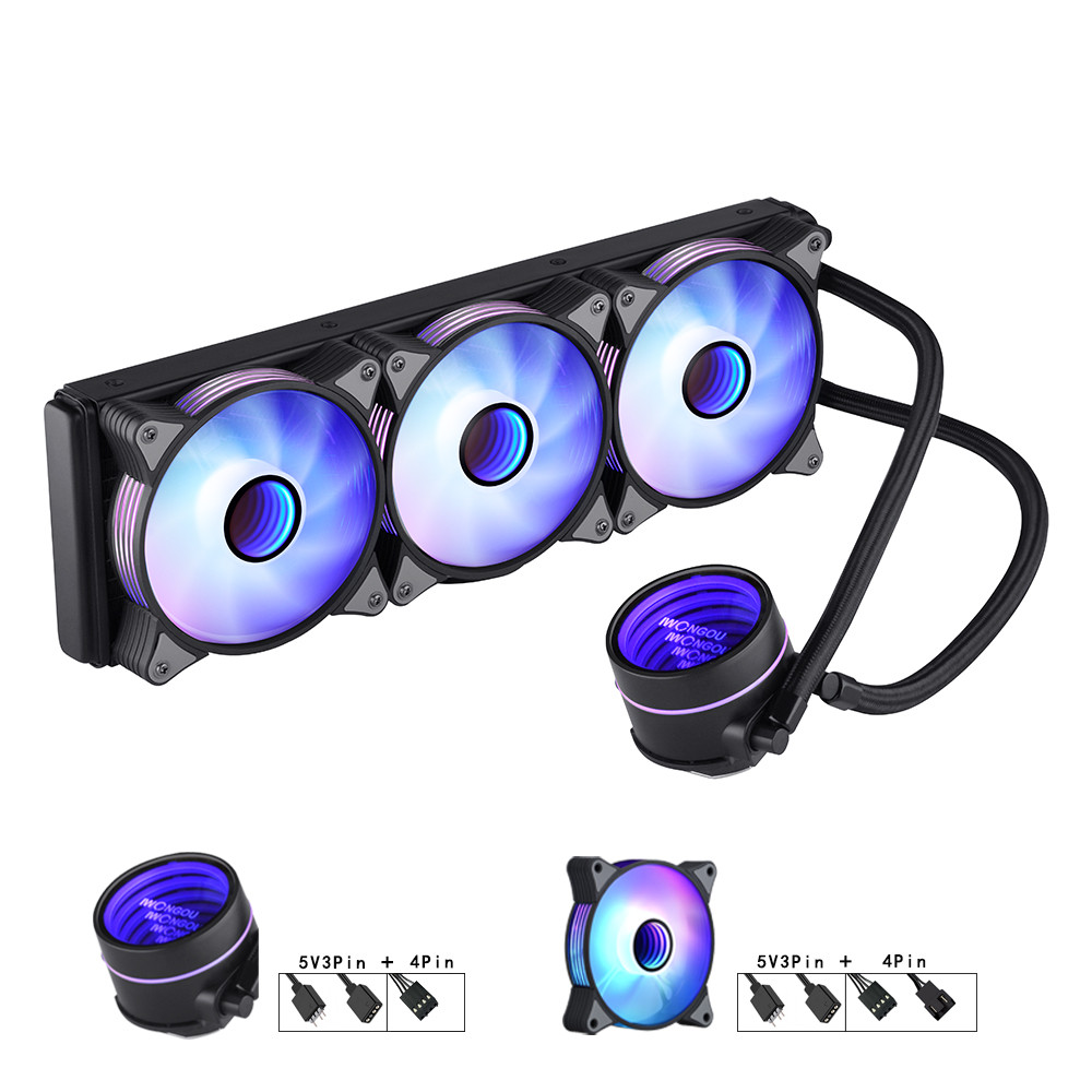 Pc Water Cooling Heatsink ARGB 120mm Fan Lga 2011 V3 Cooler IWONGOU Water Cooler X99 Branco for Inte