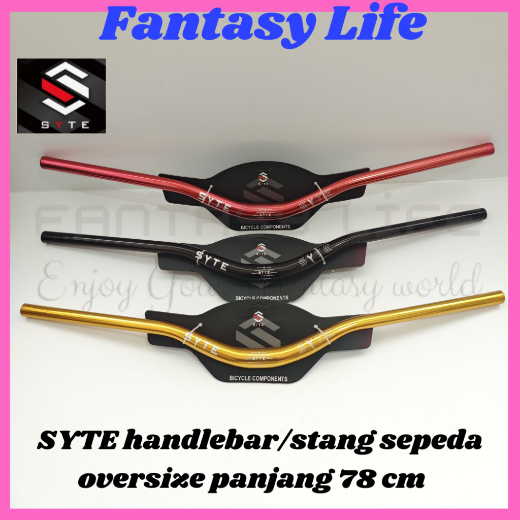 Fantasy Stang handlebar SYTE panjang 78 cm alloy sepeda MTB Federal