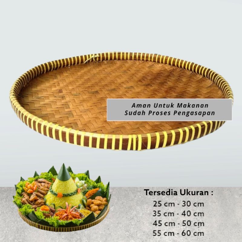 TAMPAH BAMBU NAMPAN NYIRU TUMPENG ANYAMAN