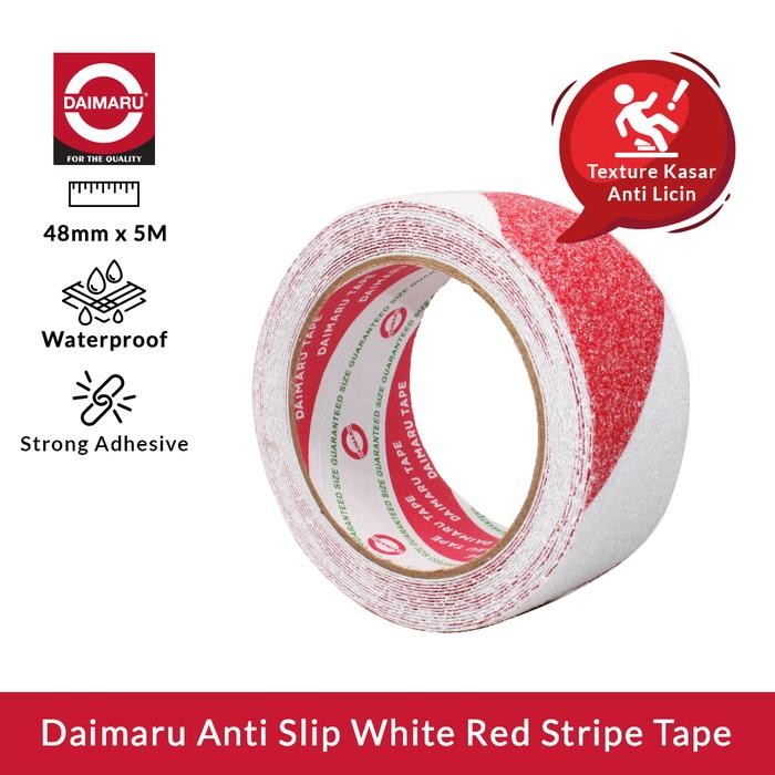 PROMO  Daimaru Anti Slip Tape / Lakban Safety Grip / Anti Licin 48mm x 5m - Merah Putih