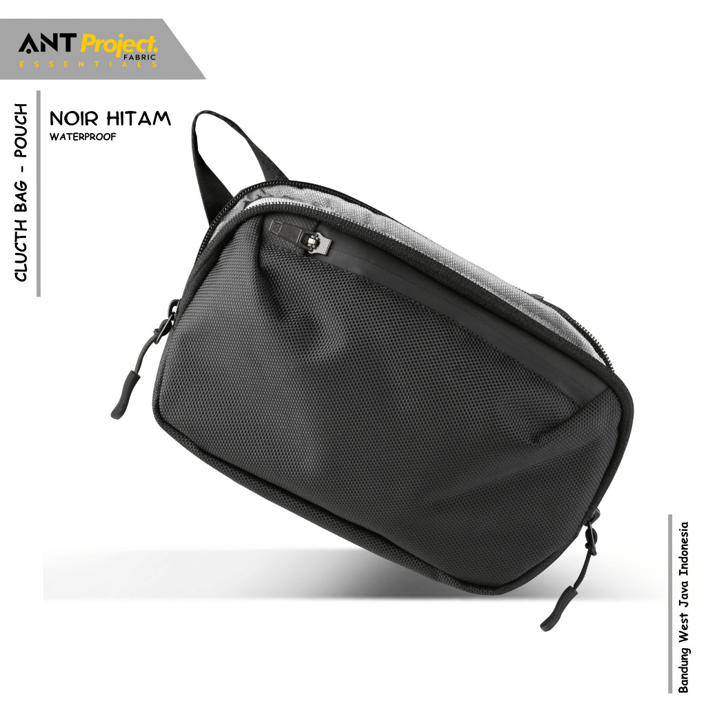 ANT Project Tas Pouch Pria Handbag ANT Noir
