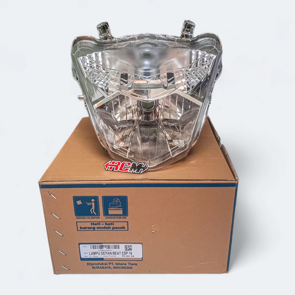 HEAD LAMP LAMPU REFLEKTOR HONDA BEAT ESP FI K81 ECO STREET 2016 2017 2018 2019 ORI ORIGINAL WIN ASLI