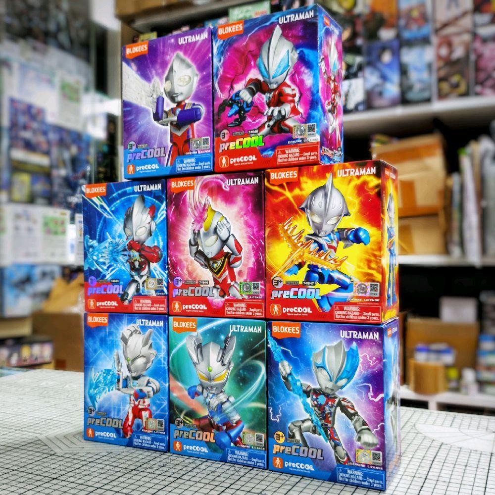 Blokees Ultraman - preCool Series: Ultraman Zero, Tiga Multi Type, Z Alpha Edge, Blazar, X, Gaia V2,