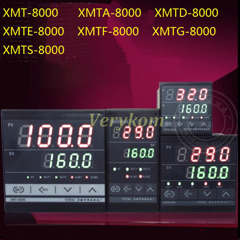 Free Shipping Intelligent Display Digital Temperature Instrument XMT 8000 XMTA8000/XMTE/XMTF/XMTS800