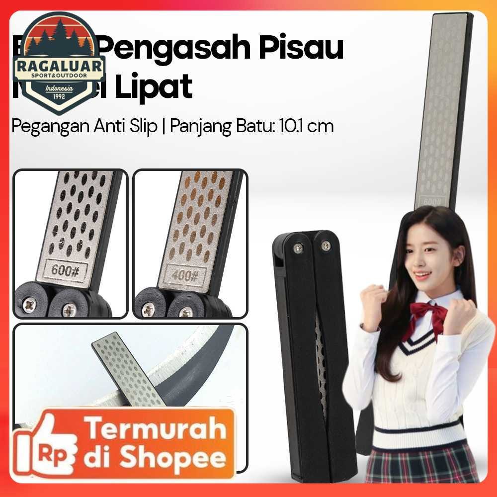 DMD Batu Pengasah Pisau Model Lipat Diamond Knife Sharpener Non Slip - DM-10CM