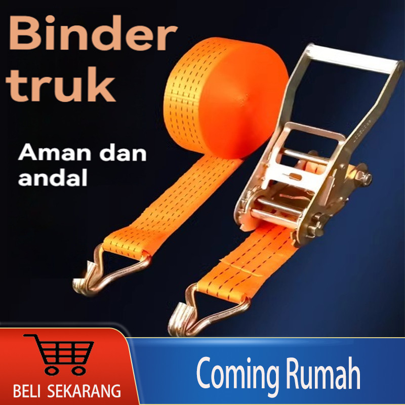 Tali pengikat barang mobil bak cargo Ratchet Tie Down 10ton KREK SOUND SISTEM CARGO LASHING TRACK TR