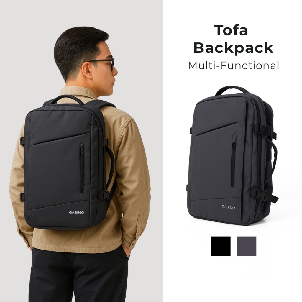 Gabino Tas Pria Ransel Backpack Casual Tofa - G5DF4002
