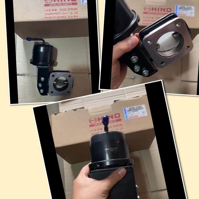 Exhaust break knalpot Dutro Asli - Lidah Knalpot Dutro Euro 2 Original BEST