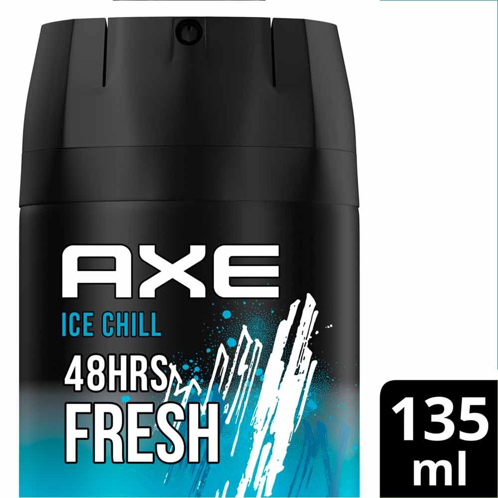 AXE BODY SPRAY DEODORANT ICE CHILL 150/135mL