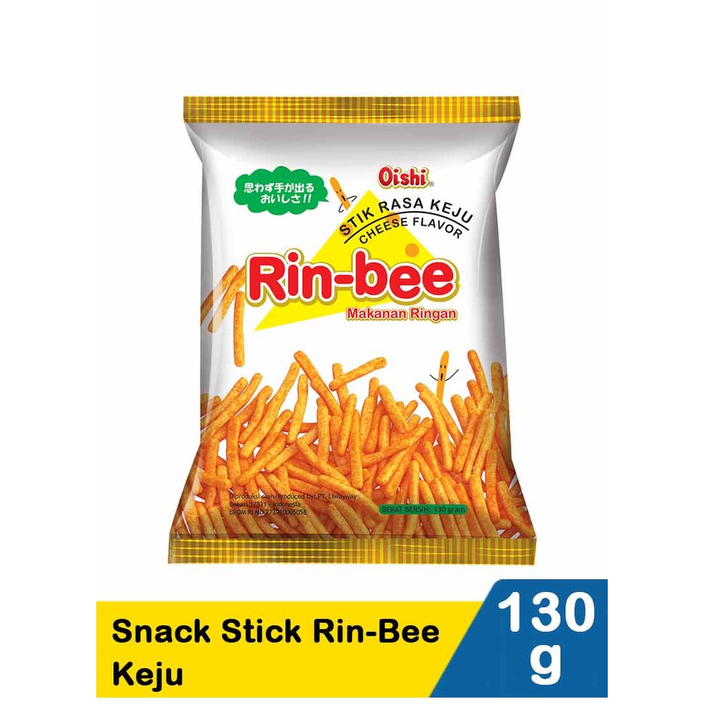 RIN-BEE SNACK STICK KEJU 130g