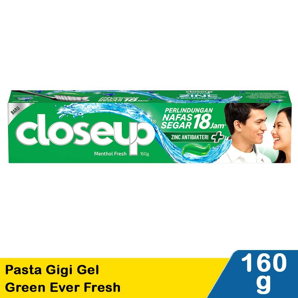CLOSE UP PASTA GIGI GEL GREEN EVER FRESH 160g