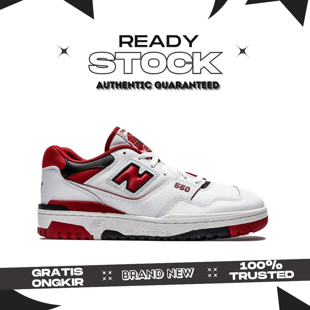 New Balance 550 White Red