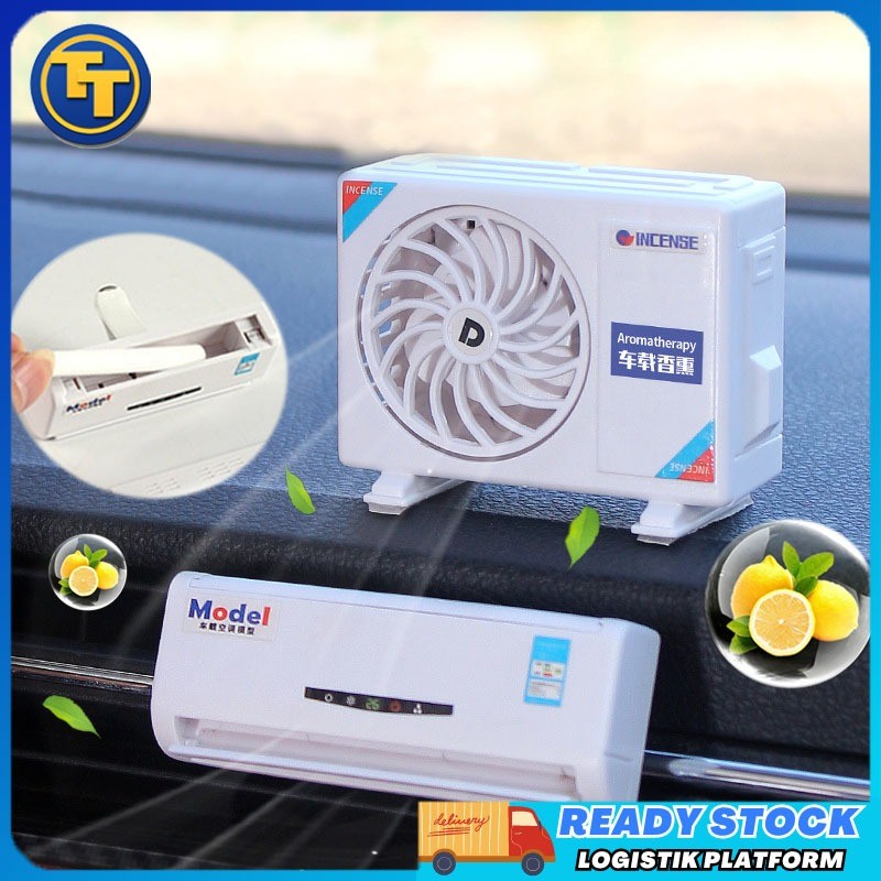 Ac Mobil Aroma Car Air Parfum Mobil Model AC Hiasan Unik Pajangan Parfum Mobil Unik Tenaga Surya Pen