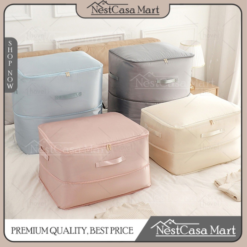 Tas Pakaian Besar Travel Bag Baju Mudik Jumbo Hospital Bag Melahirkan Penyimpanan Bed Cover - NestCa