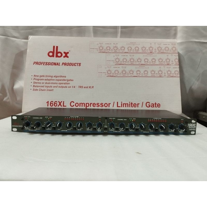 dbx 166xl dbx166xl dbx 166 xl compressor limiter grade a