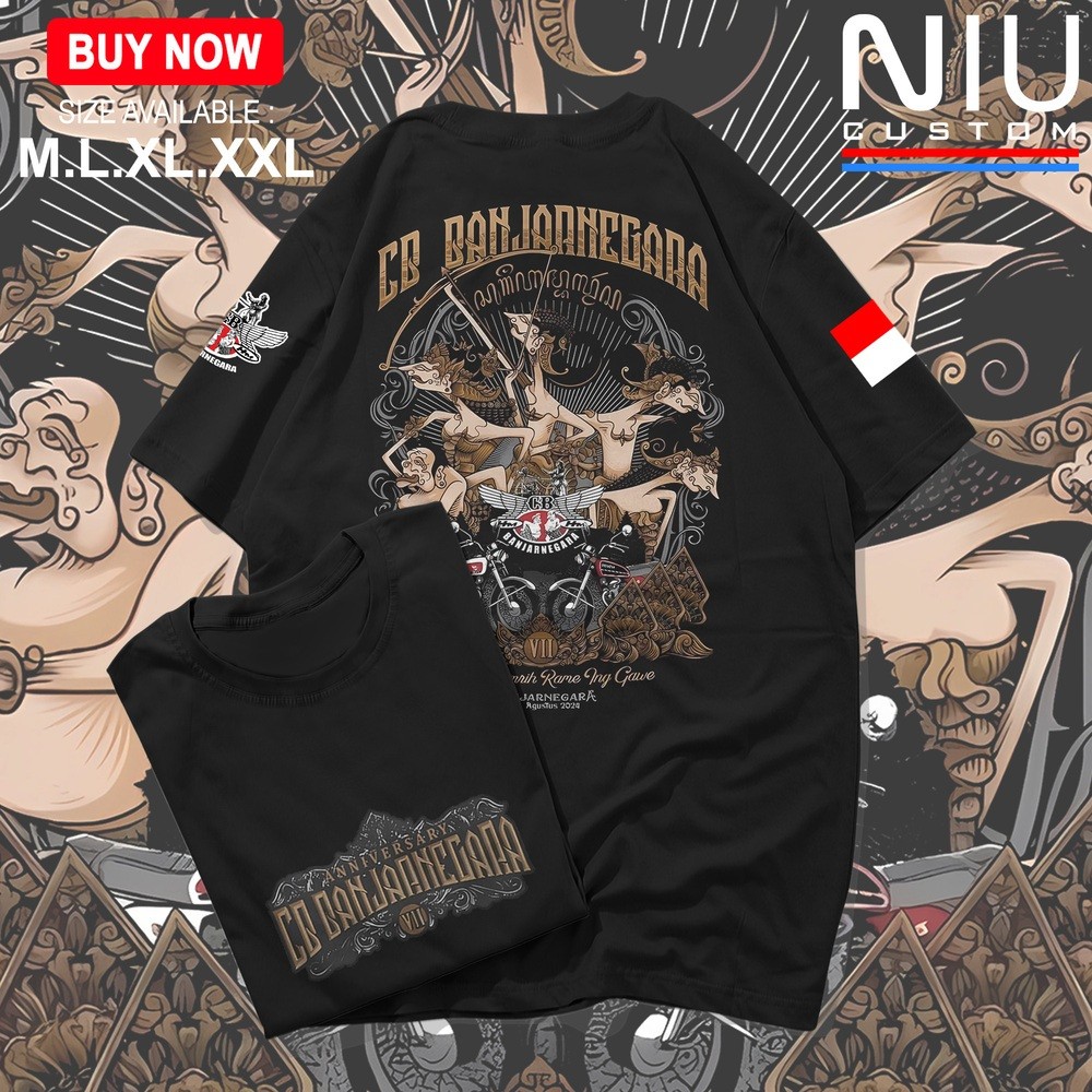 kaos CB BANJARNEGARA - Baju Herex CB Indonesia - Tshirt Acara CB Terbaru 2024 Distro Keren