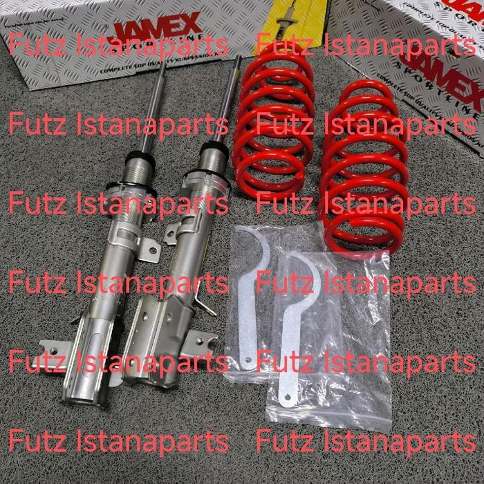 Coilover Shock Breaker Jamex Adjustable Suzuki Ertiga Th 2012 - 2018 Depan Original