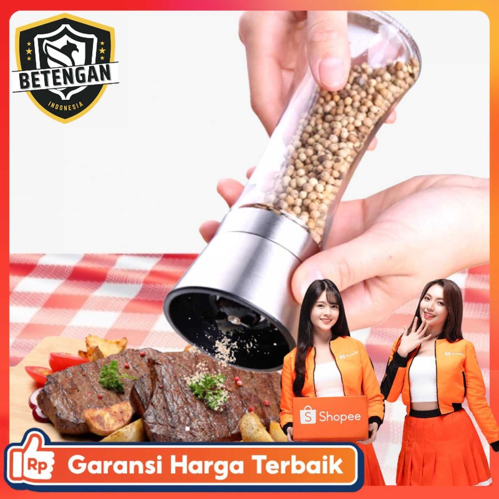 Leten Alat Penggiling Biji Lada Spices Pepper Mill Grinder - 9179