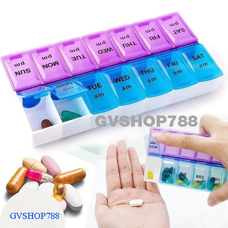 Kotak Obat / Tempat Obat / Tempat Obat Harian / Kotak Obat Harian / Medicine Box / Kotak Obat 7 Hari