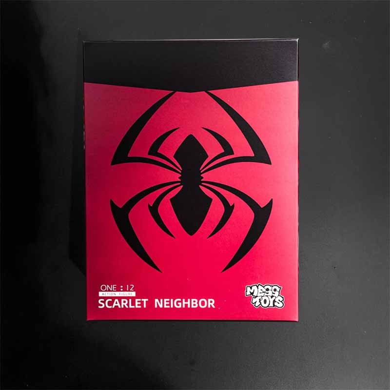 New CT Toys MessToys Spider Figure Symbiote Venom Black Red Spider Mess Toys Spiderman Action Figure