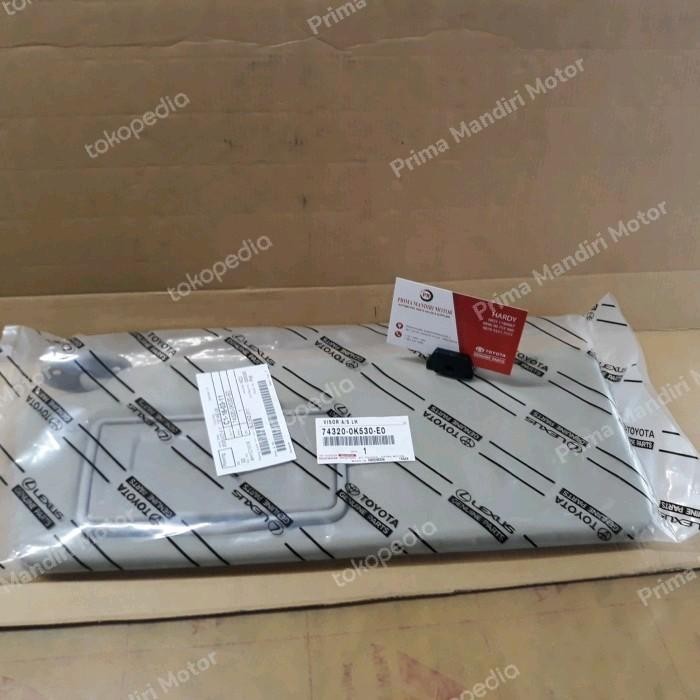 Sun visor toyota innova type E sebelah kanan thn 2008-2011 cream quality