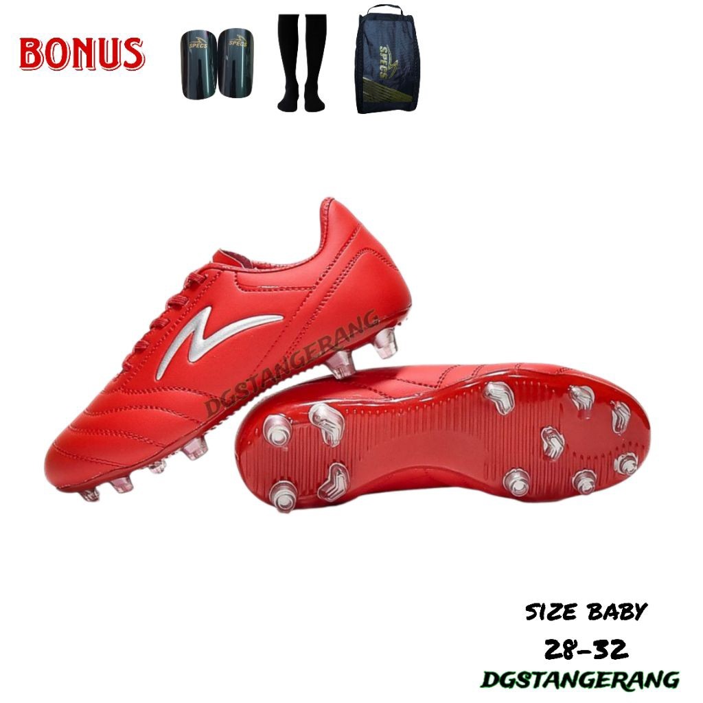 DGSTANGERANG BABY BOLA SEPATU SEPAK BOLA ANAK BABY KECIL SPECS_TERBARU SIZE 28 29 30 31 32 MINISOCER