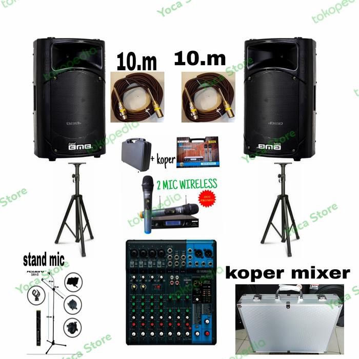 Paket Sound System Karaoke Outdoor Indoor Mic Wireless