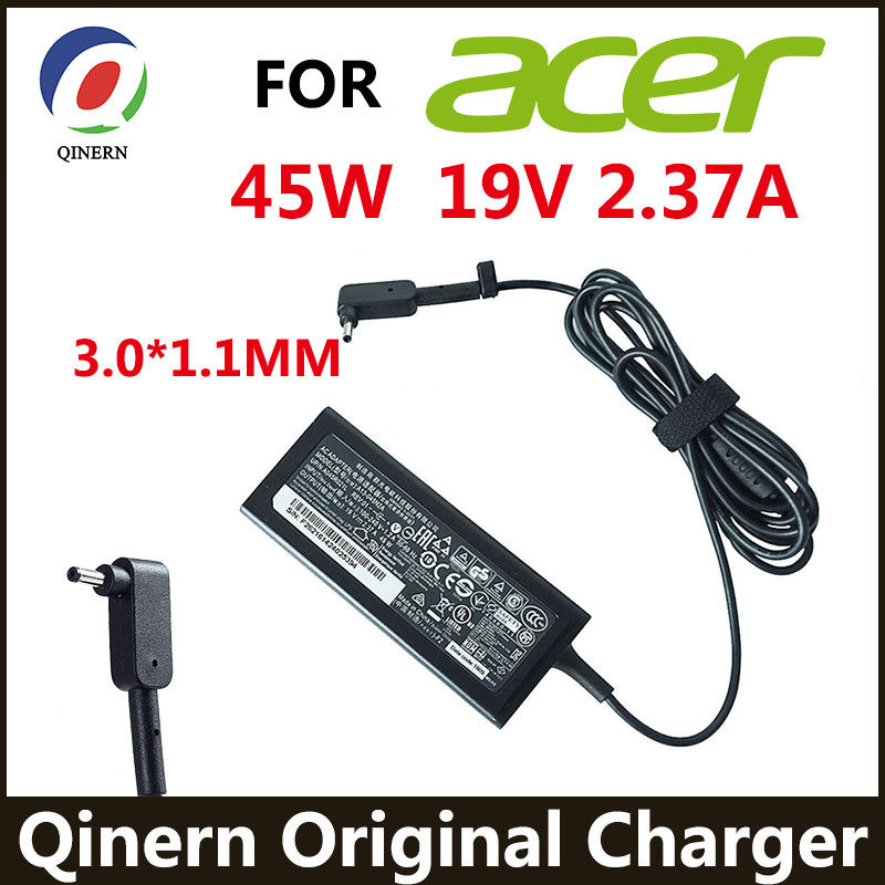 19V 2.37A 45W 3.0*1.1MM Laptop Adapter arger For Acer Aspire S7 391 V3-371 Swit12 PA-1450-26 A13-045