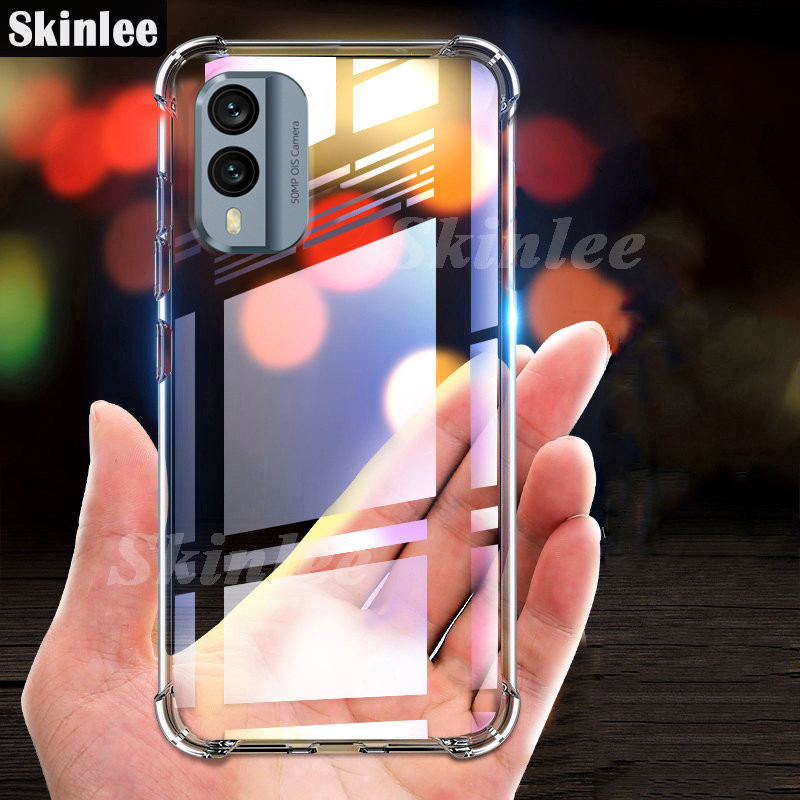 Skinlee For Nokia X30 5G Transparent Case Official Original Shockproof Clear Cover For Nokia X30 5G 