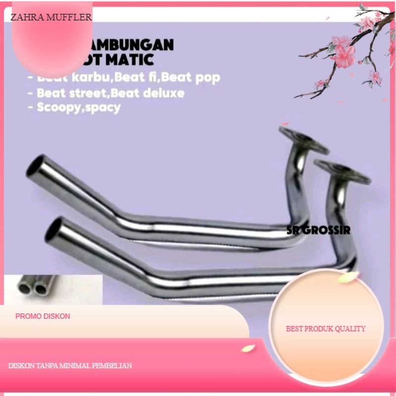 leher knalpot standar  beat scoopy spacy
