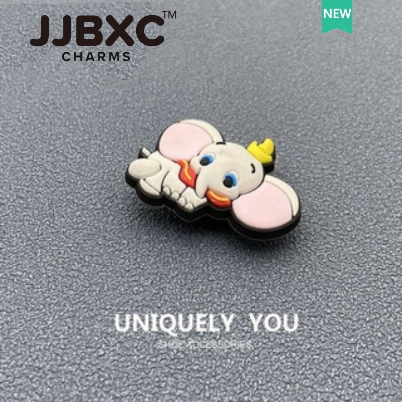 JJXBC Shoe Decorations - Cartoon Dumbo Series Buckles