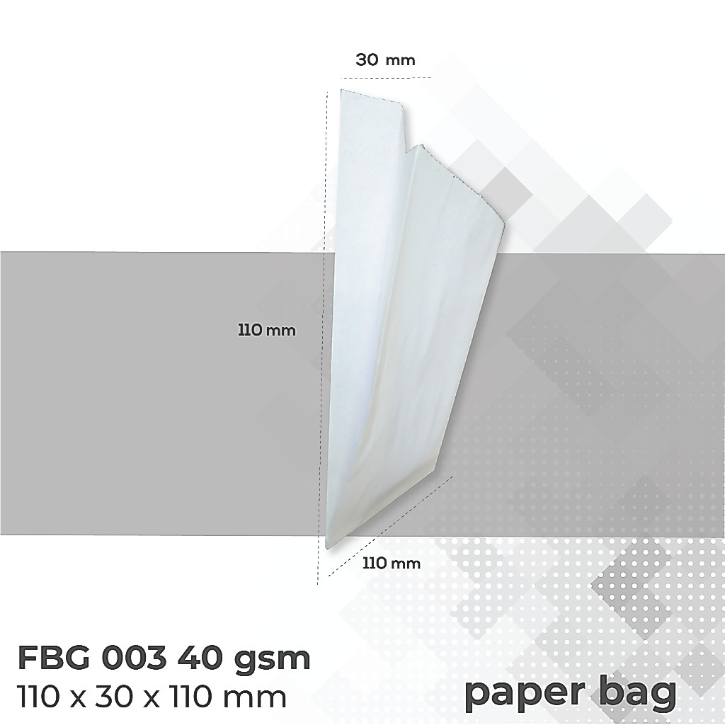 ALDO PAPER FOOD BAG KERTAS KENTANG PAPER FRENCH FRIES KANTONG MAKANAN KANTONG KENTANG