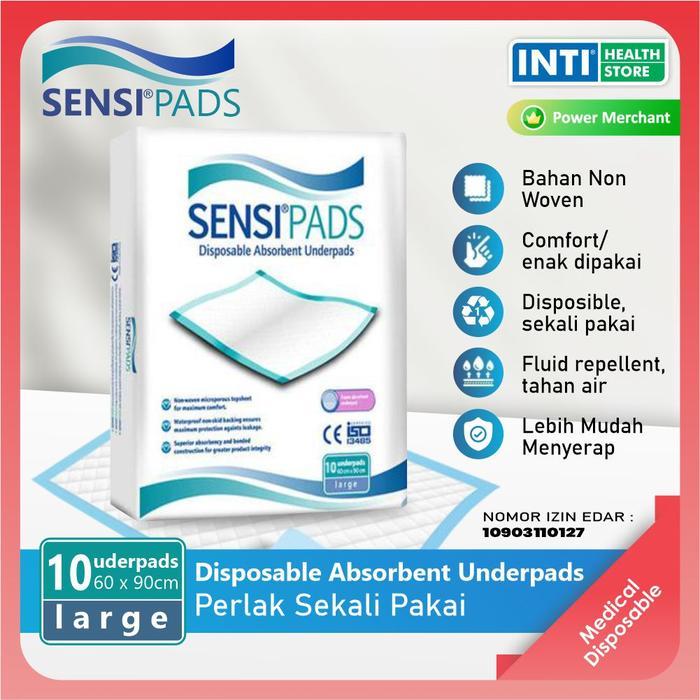 SENSI Underpad Sensi / Perlak Sekali Pakai / Perlak Dewasa