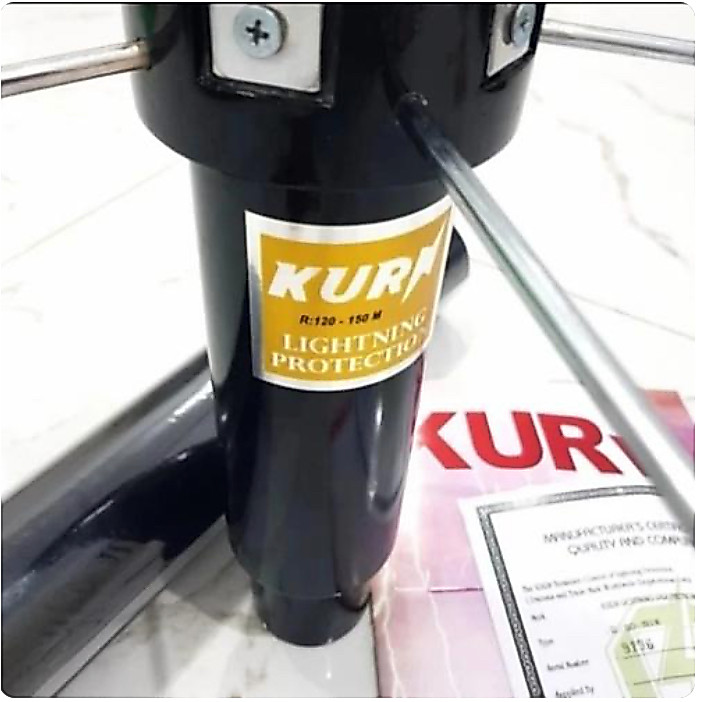 Penangkal petir KURN radius 80