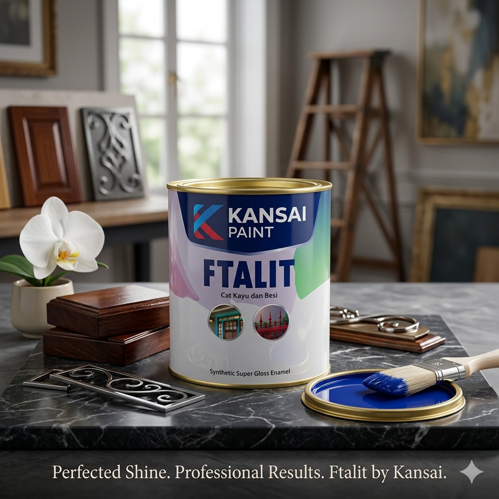 Ftalit CAT Kayu dan Besi kansai Paint 1kg Ftalit