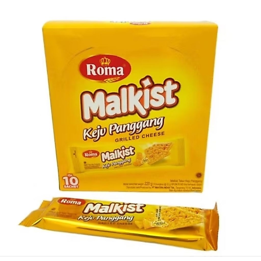 Wabisabie.Store Roma Malkist Keju Panggang Pak Dus (8X10X22G)