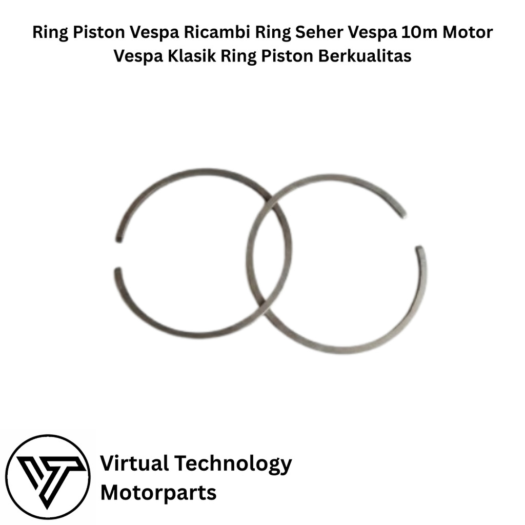 Ring Piston Vespa Ricambi Ring Seher Vespa 10m Motor Vespa Klasik Ring Piston Berkualitas