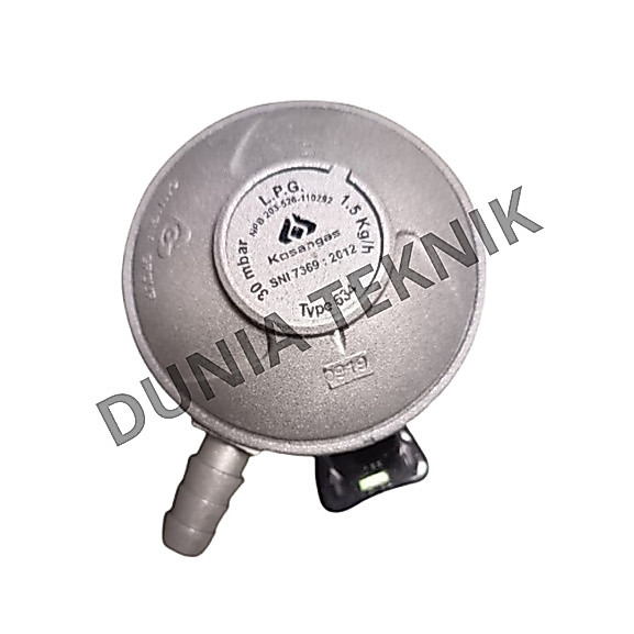 REGULATOR GAS LPG KOSANGAS QUICK ON 634 // REGULATOR NEW COMPACT QUICK ON 634 EEC KOSANGAS