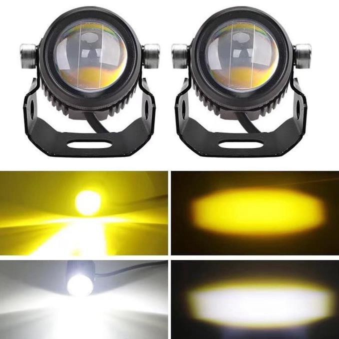 Lampu LED Tembak Laser D2 Motor Mobil Foglamp Laser Gun
