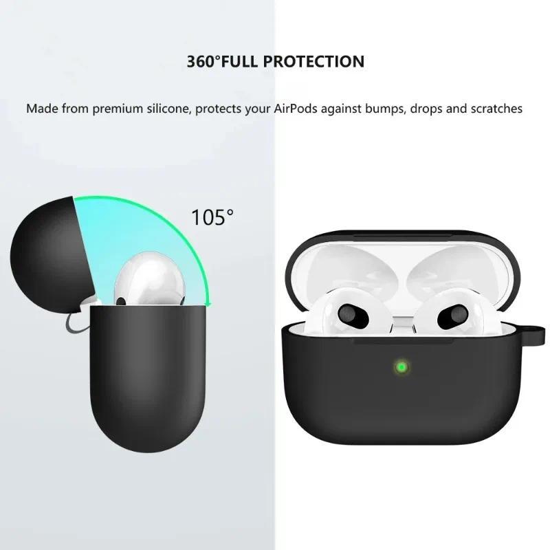 2025 Version  Thickened Silicone Case For Apple AirPods Pro 3 (6th Gen) Shockproof Drop-Resistant Ea