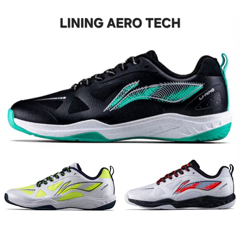 Sepatu Badminton Lining AERO TECH Sepatu Bulu Tangkis ORI LINING