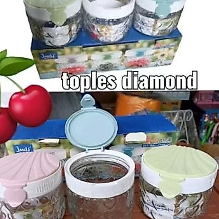 Toples Diamond Set Toples Kue Toples Lebaran Toples Plastik Set