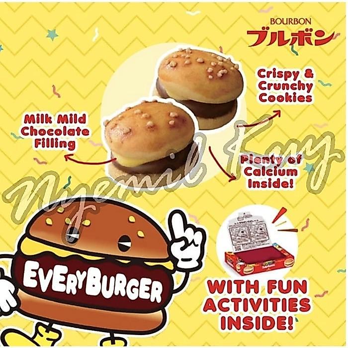 Bourbon Biscuit Cookies Japan - Bourbon Every Burger Chocolate Biscuit - Bourbon Kikori No Kirikabu