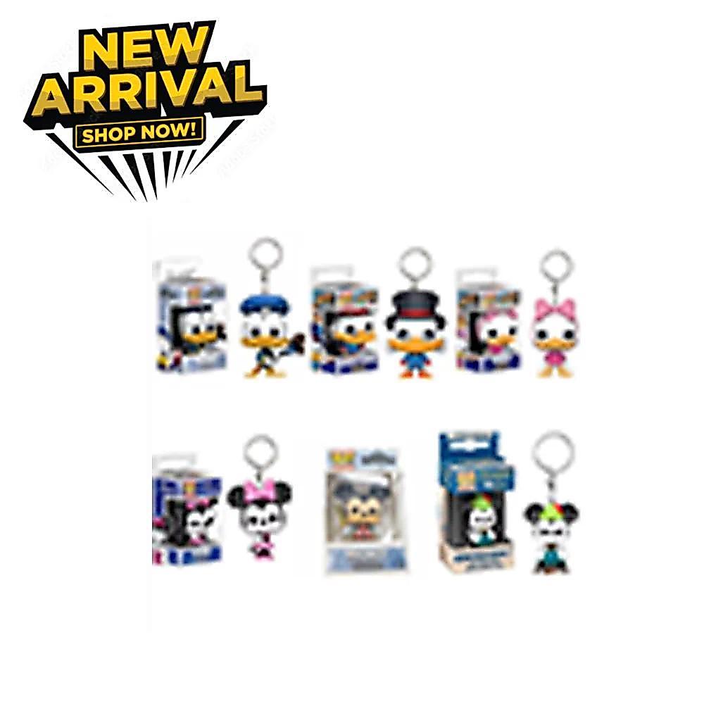 Funko Pop sney Keyain Webby Scrooge McDuck Minnie Mickey Mouse Donald Duck Action Figure Toys Pop Po