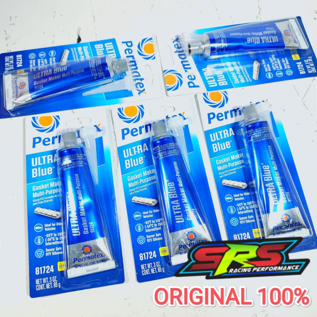 GANDISOP PERMATEX ULTRA BLUE LEM SEALENT LEM PAKING HEAD ANTI BOCOR ORIGINAL