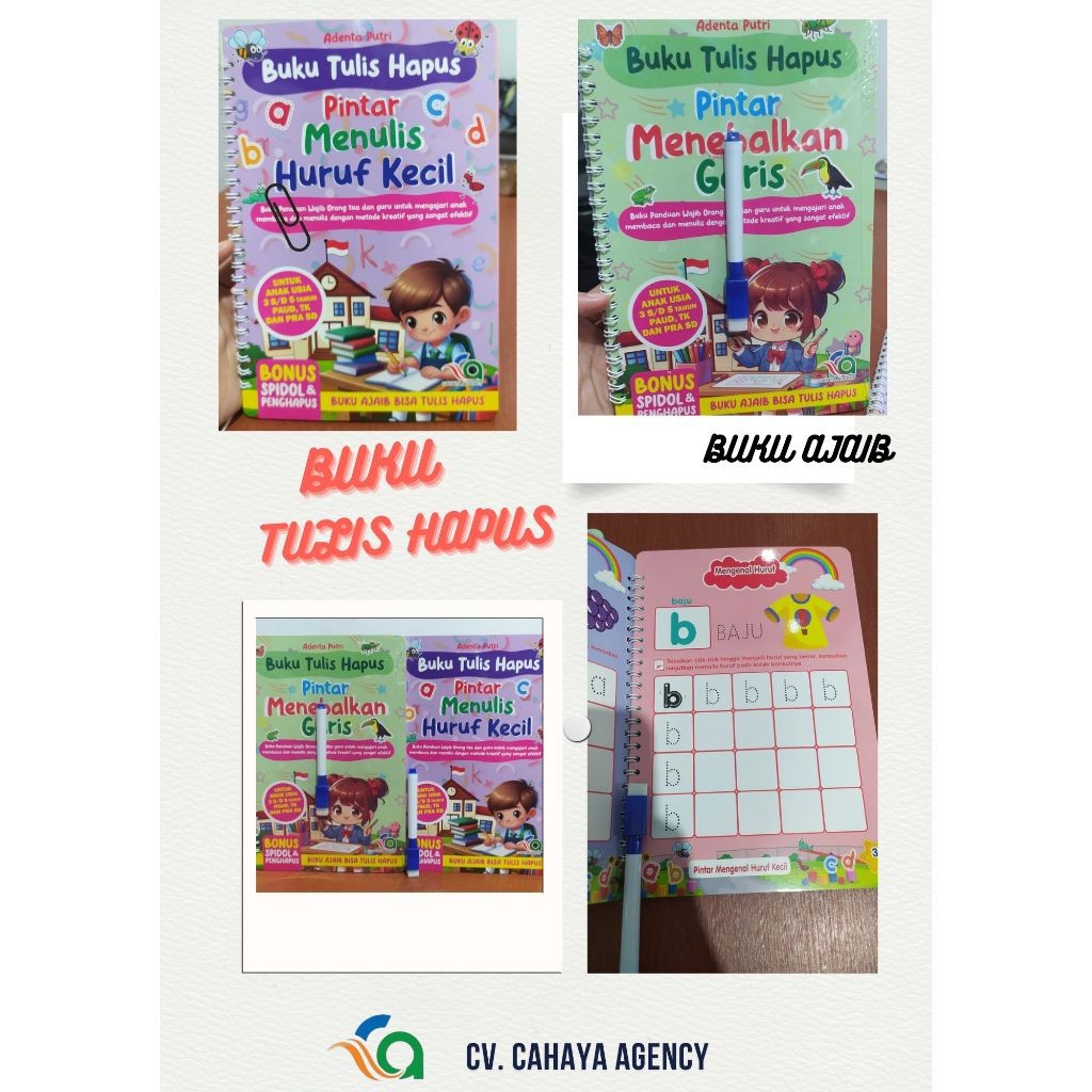 

Buku Tulis Hapus Bonus Spidol + Penghapus SBY GROUP