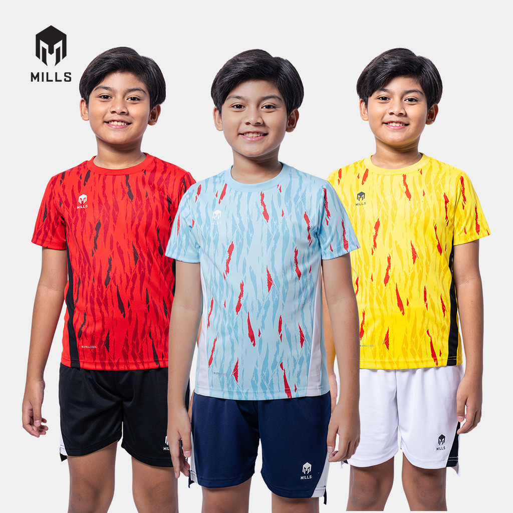 MILLS BAJU OLAHRAGA SEPAKBOLA FUTSAL SOCCER SPYRO FOOTBALL JERSEY KIDS 00100119