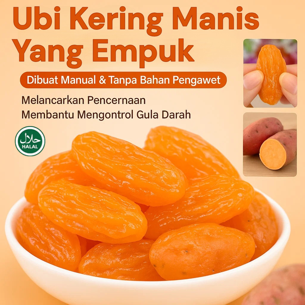 

⚡COD⚡【Makanan Rendah Gula】 250g Ubi Jalar Ungu Dan Kering Yang Manis, Lembut Dan Seperti Lilin/Ubi Jalar Rendah Lemak Buatan Tangan/Camilan Pengganti Makanan Penurun Lemak/Camilan Sehat Untuk Anak-Anak