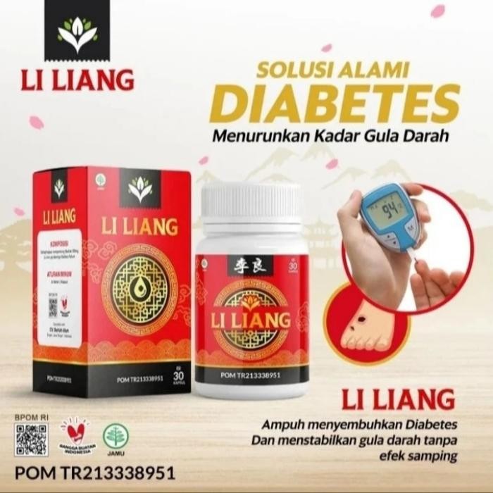 

PROMO Li liang Obat Diabetes Kapsul Herbal Penurun Gula Darah Kencing Manis