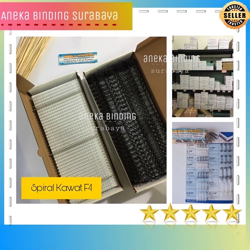 

SPIRAL RING KAWAT JILID, FOLIO(f4)